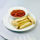 Fried yam served