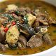 Meat pepper soup with yam